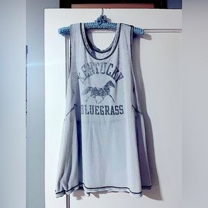 Women’s flowy Kentucky Bluegrass tank size Large